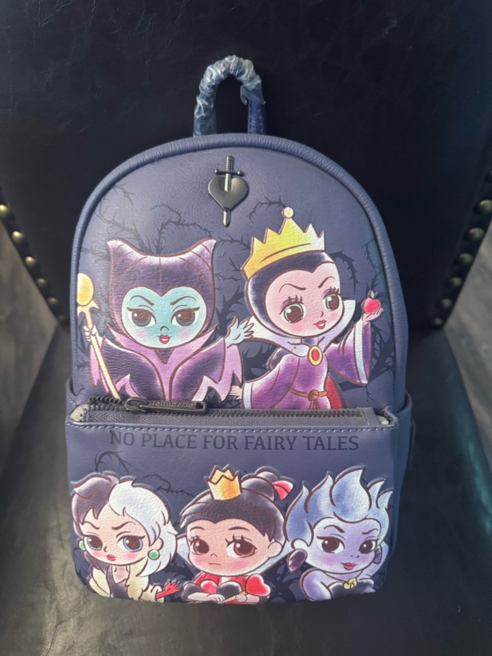 Loungefly Purple Villains Mini Backpack